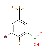 3-Bromo-2-fluoro-5-trifluoromethylphenylboronic acid