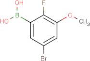 5-Bromo-2-fluoro-3-methoxyphenylboronic acid