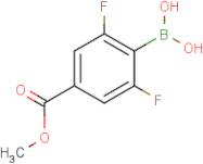 4-Methoxycarbonyl-2,6-difluorophenylboronic acid