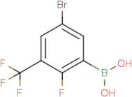 5-Bromo-2-fluoro-3-trifluoromethylphenylboronic acid