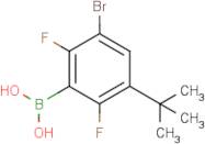 3-Bromo-5-t-butyl-2-fluorophenylboronic acid