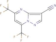 5,7-Bis(trifluoromethyl)-3-cyanopyrazolo[1,5-a]pyrimidine