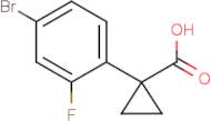 1-(4-Bromo-2-fluorophenyl)cyclopropanecarboxylic acid