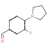 3-Fluoro-4-(pyrrolidin-1-yl)benzaldehyde