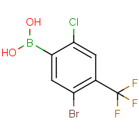 5-Bromo-2-chloro-4-(trifluoromethyl)phenylboronic acid