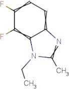 1-Ethyl-6,7-difluoro-2-methyl-1,3-benzodiazole