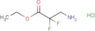 Ethyl 2,2-difluoro-3-aminopropanoate hydrochloride