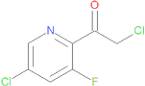 2-Chloro-1-(5-chloro-3-fluoropyridin-2-yl)ethan-1-one