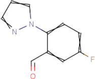 5-Fluoro-2-(1H-pyrazol-1-yl)benzaldehyde