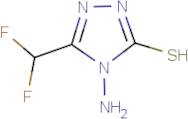 4-Amino-5-(difluoromethyl)-4H-1,2,4-triazole-3-thiol