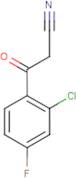 2-Chloro-4-fluorobenzoylacetonitrile