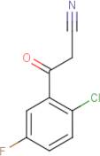 2-Chloro-5-fluorobenzoylacetonitrile