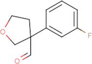 3-(3-Fluorophenyl)tetrahydro-3-furancarbaldehyde