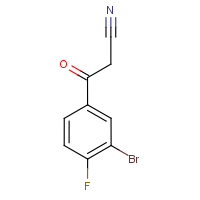 3-Bromo-4-fluorobenzoylacetonitrile