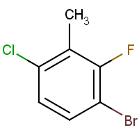 1-Bromo-4-chloro-2-fluoro-3-methylbenzene