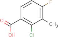 2-Chloro-4-fluoro-3-methylbenzoic acid