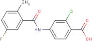 2-Chloro-4-(5-fluoro-2-methylbenzamido)benzoic acid