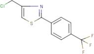 4-(Chloromethyl)-2-[4-(trifluoromethyl)phenyl]-1,3-thiazole