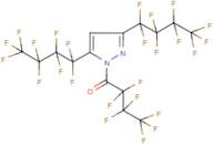 3,5-Bis(nonafluorobutyl)-1-(heptafluorobutyryl)pyrazole