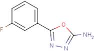 5-(3-Fluorophenyl)-1,3,4-oxadiazol-2-amine