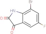 7-Bromo-5-fluoroindoline-2,3-dione