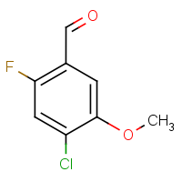 4-Chloro-2-fluoro-5-methoxy benzaldehyde