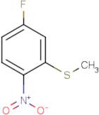 4-Fluoro-2-(methylsulfanyl)-1-nitrobenzene