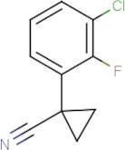 1-(3-Chloro-2-fluorophenyl)cyclopropane-1-carbonitrile