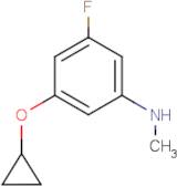 3-Cyclopropoxy-5-fluoro-N-methylaniline