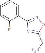 [3-(2-Fluorophenyl)-1,2,4-oxadiazol-5-yl]methanamine