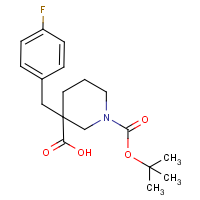 1-Boc-3-(4-fluorobenzyl)-3-carboxypiperidine