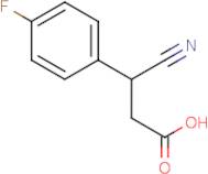 3-Cyano-3-(4-fluoro-phenyl)-propionic acid