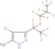 4-Chloro-5-methyl-3-[1-(heptafluoropropoxy)tetrafluoroethyl]pyrazole