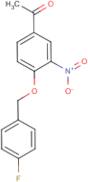 4'-(4-Fluorobenzyloxy)-3'-nitroacetophenone