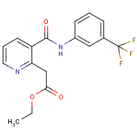 Ethyl 2-(3-{[3-(trifluoromethyl)anilino]carbonyl}pyridin-2-yl)acetate