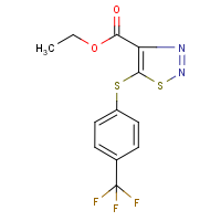 Ethyl 5-[4-(trifluoromethyl)phenylthio]-1,2,3-thiadiazole-4-carboxylate