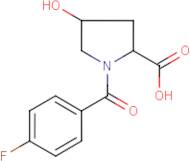 1-(4-Fluorobenzoyl)-4-hydroxypyrrolidine-2-carboxylic acid