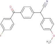 2-[4-(4-Fluorobenzoyl)phenyl]-2-(4-methoxyphenyl)acetonitrile
