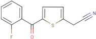 2-(Cyanomethyl)-5-(2-fluorobenzoyl)thiophene