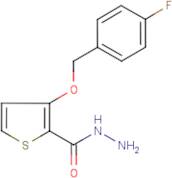 3-(4-Fluorobenzyloxy)thiophene-2-carbohydrazide
