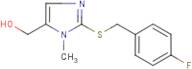2-(4-Fluorobenzythio)-5-(hydroxymethyl)-1-methyl-1H-imidazole
