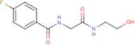 (4-Fluorobenzamido)-N-(2-hydroxyethyl)acetamide