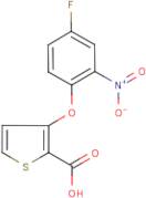 3-(4-Fluoro-2-nitrophenoxy)thiophene-2-carboxylic acid