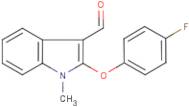 2-(4-Fluorophenoxy)-1-methyl-1H-indole-3-carboxaldehyde
