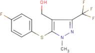 5-(4-Fluorophenylthio)-4-(hydroxymethyl)-1-methyl-3-(trifluoromethyl)-1H-pyrazole