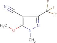 5-Methoxy-1-methyl-3-(trifluoromethyl)-1H-pyrazole-4-carbonitrile