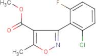 Methyl 3-(2-chloro-6-fluorophenyl)-5-methylisoxazole-4-carboxylate