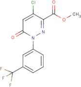 Methyl 4-chloro-1,6-dihydro-6-oxo-1-[3-(trifluoromethyl)phenyl]pyridazine-3-carboxylate