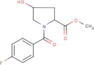 Methyl 1-(4-fluorobenzoyl)-4-hydroxypyrrolidine-2-carboxylate