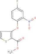 Methyl 3-(4-fluoro-2-nitrophenoxy)thiophene-2-carboxylate